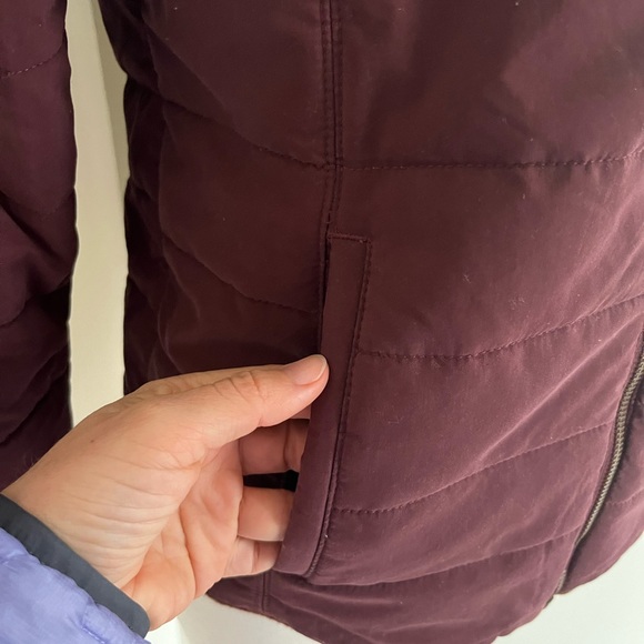 Carve Designs Ventura Puffer jacket w/ faux fur collar zip front pockets size S - Picture 6 of 16